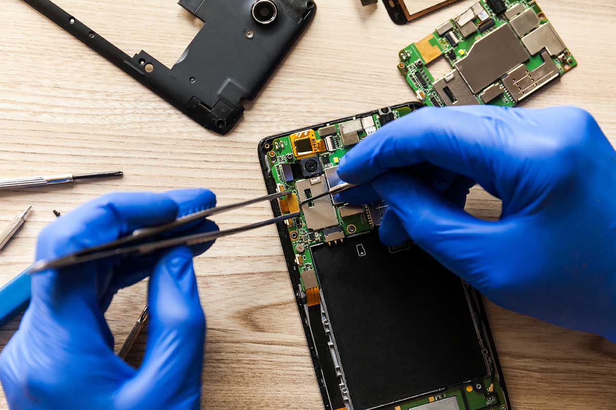 Smartphone Mainboard Reparatur