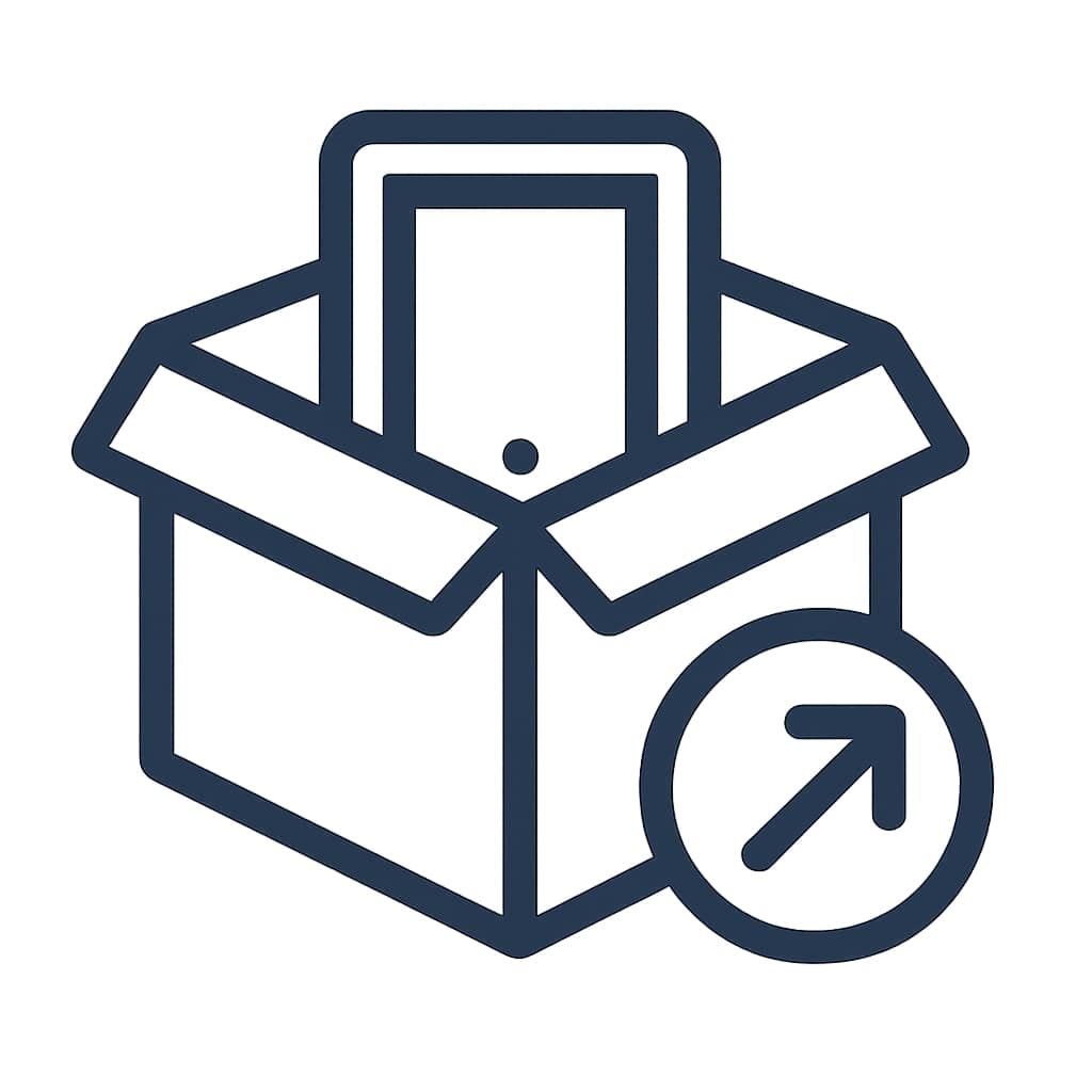 Ich werde das Gerät verpacken und versenden